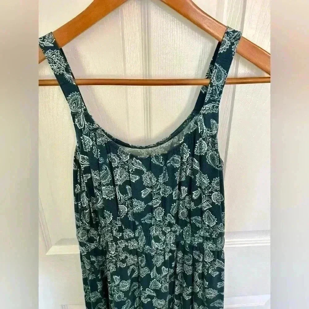 NWOT Garnet Hill Paisley Floral Dress size XS - Picture 2 of 5